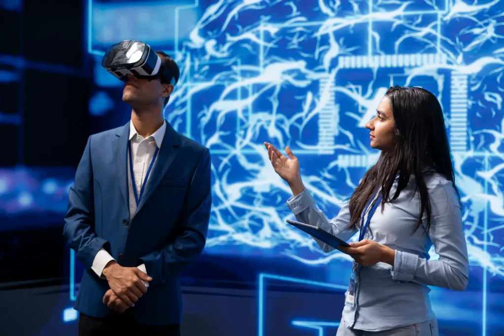 Experiencias inmersivas con realidad virtual aplicadas al marketing y los medios publicitarios para captar audiencias y generar impacto en eventos y activaciones de marca.