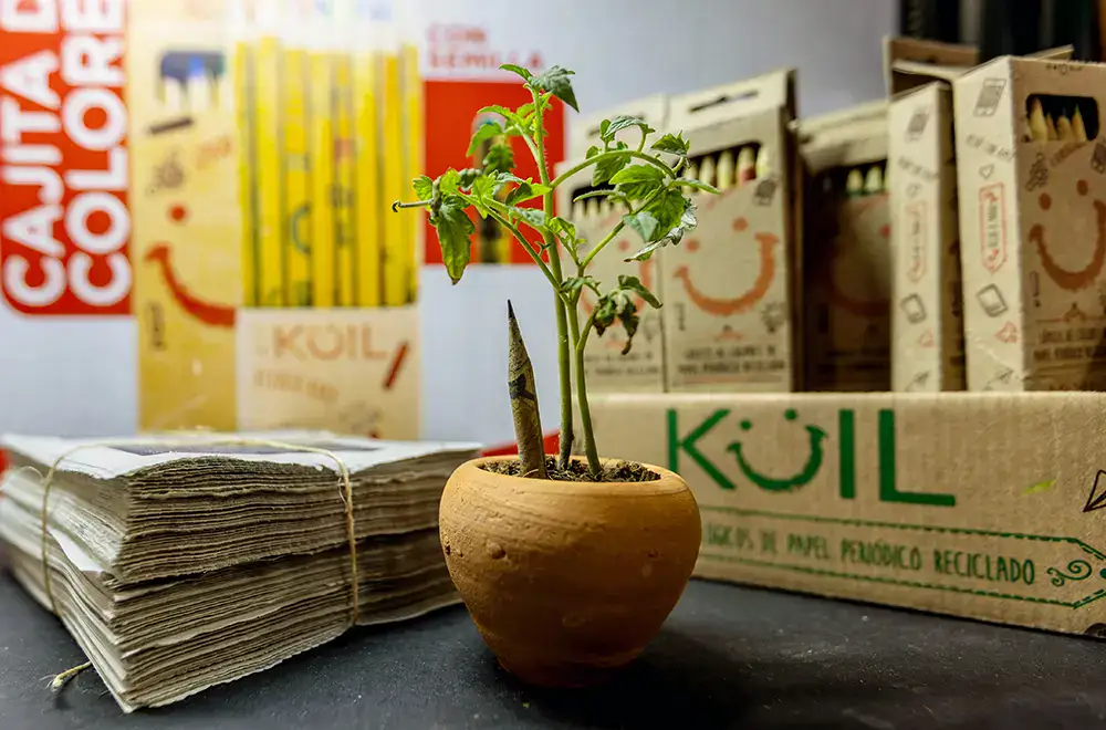 promocionales-ecologicos-kuil-expositor-expopublicitas-2027 Productos promocionales sustentables de KÜIL, empresa expositora de ExpoPublicitas 2027, elaborados con materiales reciclados y alternativas de menor impacto ambiental.