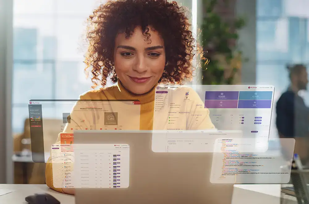 interfaz-mycavi Profesional utiliza MyCavi como solución digital para consultar productos y administrar información proveniente de distintos catálogos promocionales.